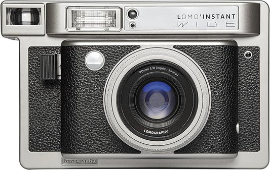 Lomography Lomo'Instant Wide Camera & Lenses Monte Carlo Black Leather - Image 2