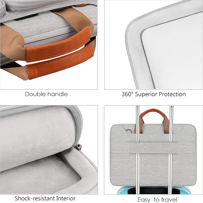 Lacdo 360° Protective Laptop Shoulder Bag - Image 4