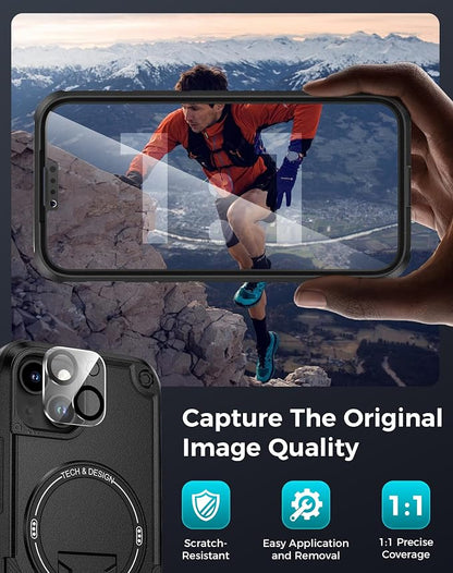 Goton for iPhone 14 Case with Privacy Tempered Glass Screen Protector & Camera - Image 7