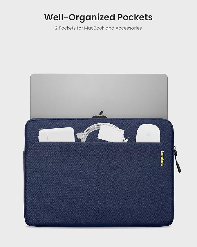 tomtoc Slim Laptop Sleeve for 16-inch MacBook Pro M4/M3/M2/M1 Pro/Max 2024-2019 - Image 2