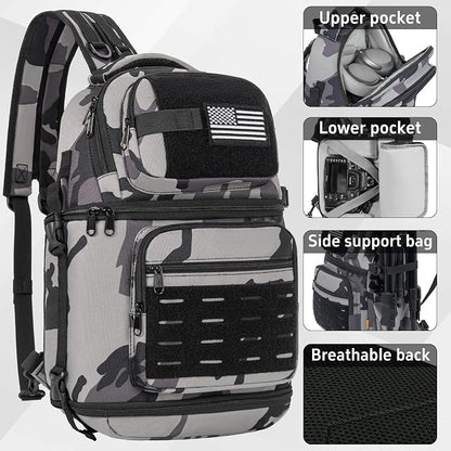 TORIBIO Camera Sling Bag, DSLR/SLR/Mirrorless Camera Bag - Image 5