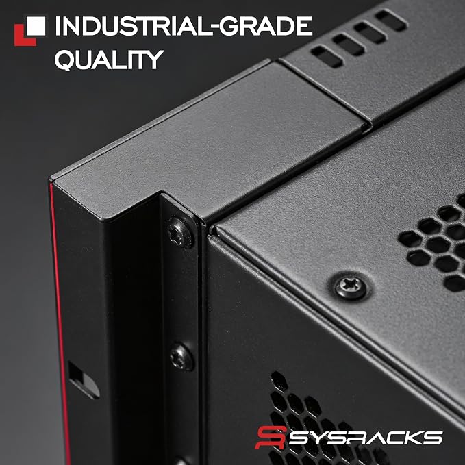 22U Wall Mount Server Rack Cabinet – 19" Network Rack Enclosure, PDU & Shelf - Image 9