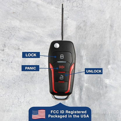 2X KeylessOption Key Fob for 1998 1999 2000 2001 2002 2003 2004 2005 2006 2007 - Image 6