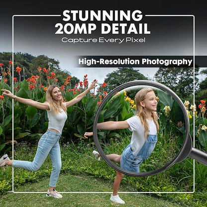 Minolta MN40Z 20MP Digital Camera – 40x Optical Zoom, 1080p FHD Video, 3.0" LCD - Image 3