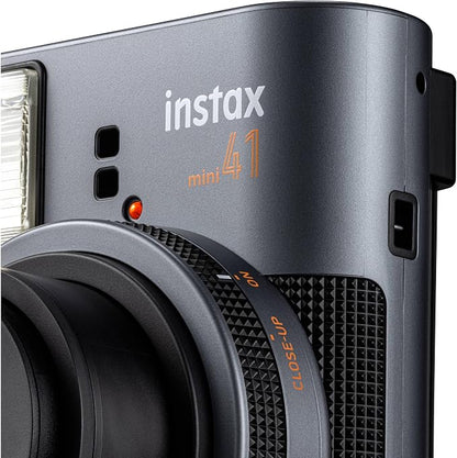 Fujifilm Instax Mini 41 Instant Film Camera Black + 20 Instax Instant Film - Image 9