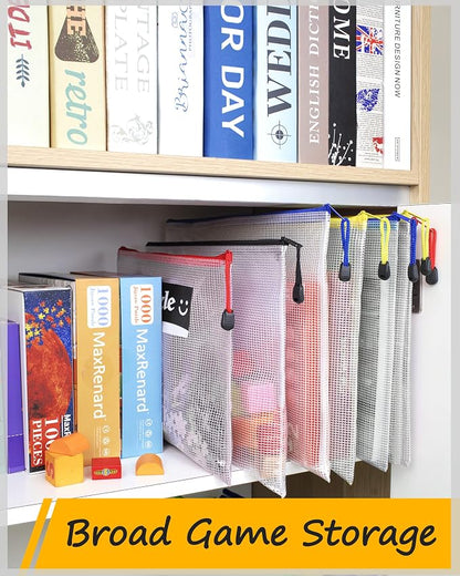 SUNEE Multisize Plastic Zipper Pouches, Water-Resistant Zip Bag - Image 6
