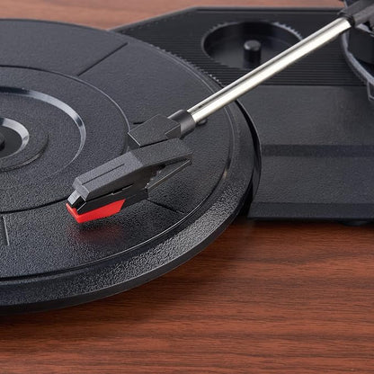 Amazon Basics Desktop Turntable Vinyl Record Player - Image 5