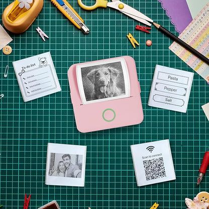 Mini Portable Thermal Printer, 200 Dpi Monochrome Label, Receipt and Image - Image 10