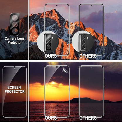 AACL 3-Pack for Samsung Galaxy S22 Screen Protector Hybrid Film, - Image 9