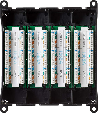 Leviton Twist and Mount Patch Panel, CAT 6 24 Port - Image 2