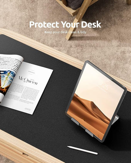 YSAGi Leather Desk Protector, Non-Slip Large Mouse Pad, Waterproof PU Laptop - Image 7