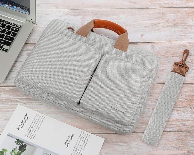 Lacdo 17 17.3 Inch Laptop Bag Women Men Sleeve Case - Image 7