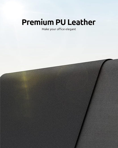 YSAGi Leather Desk Protector, Non-Slip Large Mouse Pad, Waterproof PU Laptop - Image 2