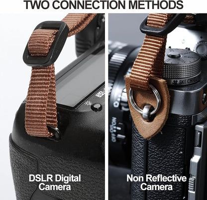 Padwa Lifestyle Brown Floral Camera Strap - Image 6