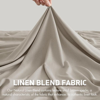 Memory Trained Pinch Pleated Curtains 96 Inches Long, Viral Linen Pinch Pleat - Image 6