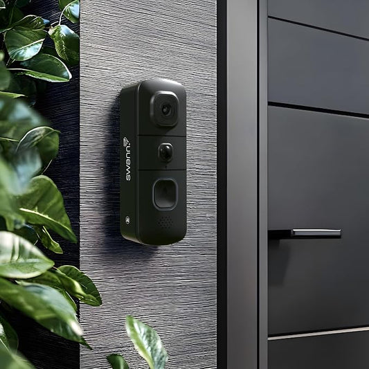 Swann Evo Wireless Video Doorbell Black - Image 2