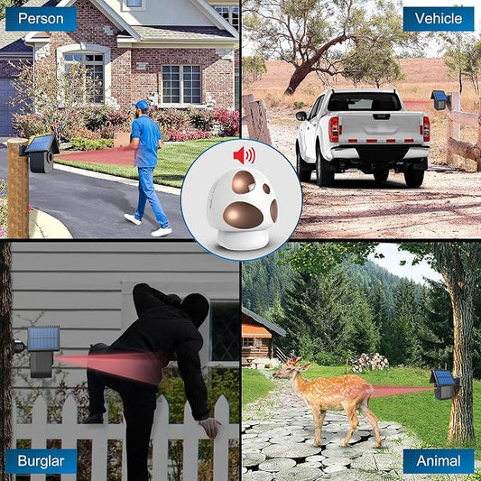 HTZSAFE 1/2 Mile Long Range Solar Driveway Alarm - Image 2
